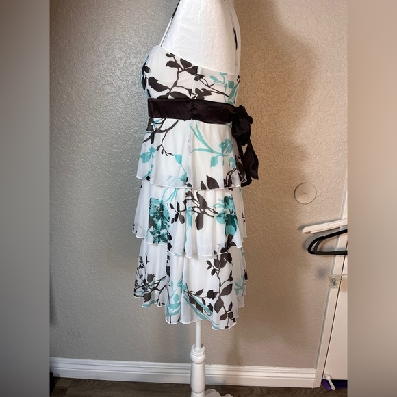 Sweet Storm Y2K Floral Print Spaghetti Strap Dress sz M - Picture 3 of 8